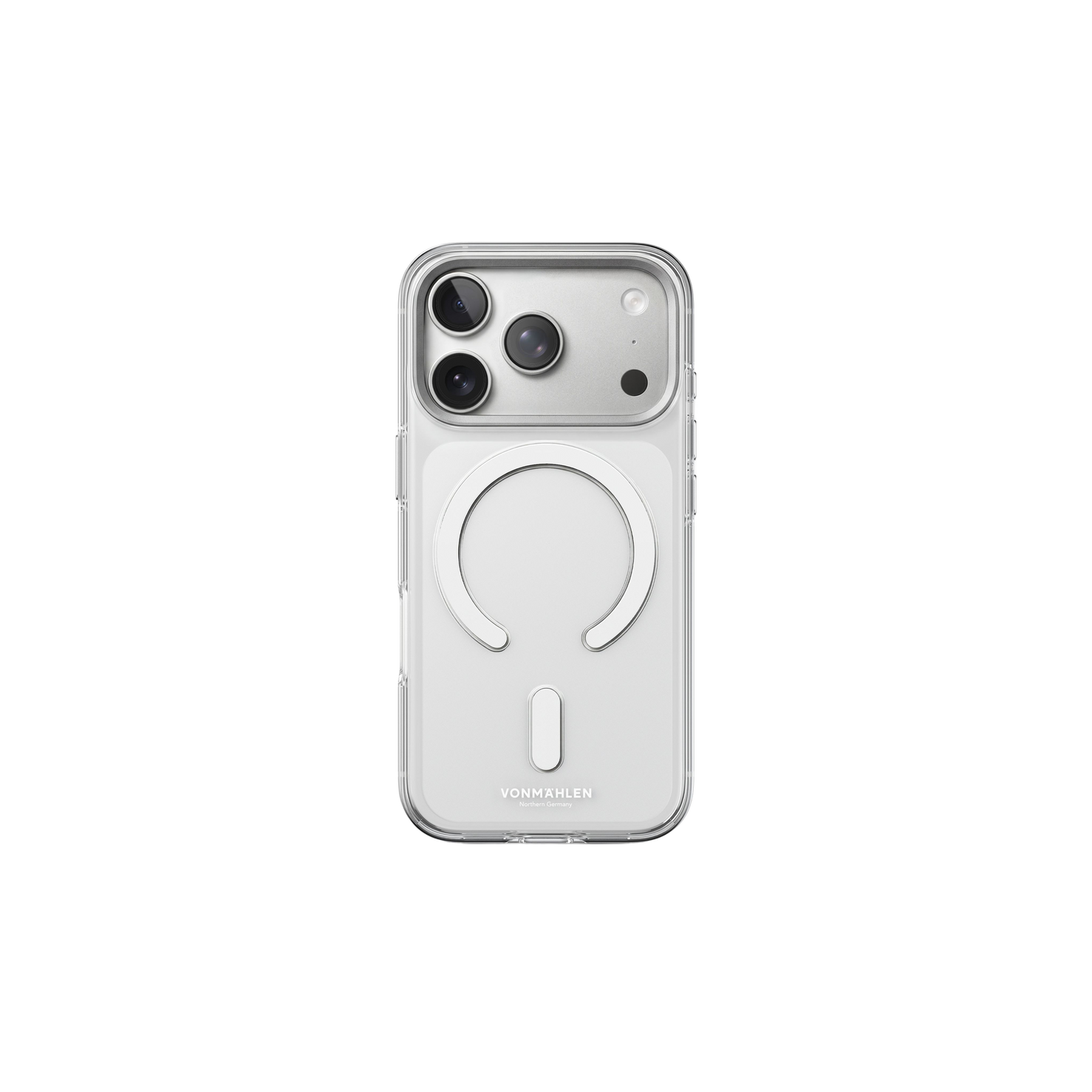 Vonmaehlen Transparent Case + Kickstand for iPhone 18 Pro