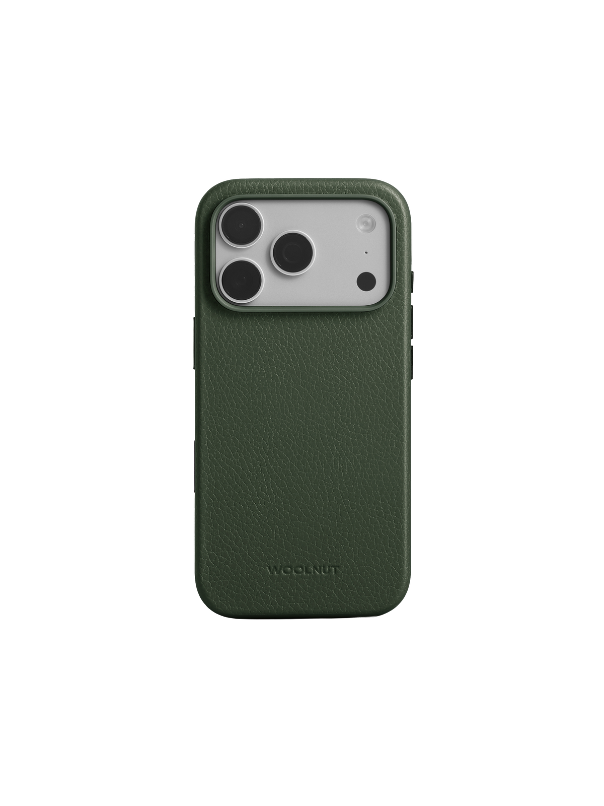 Woolnut Leather Case for iPhone 18 Pro - Green