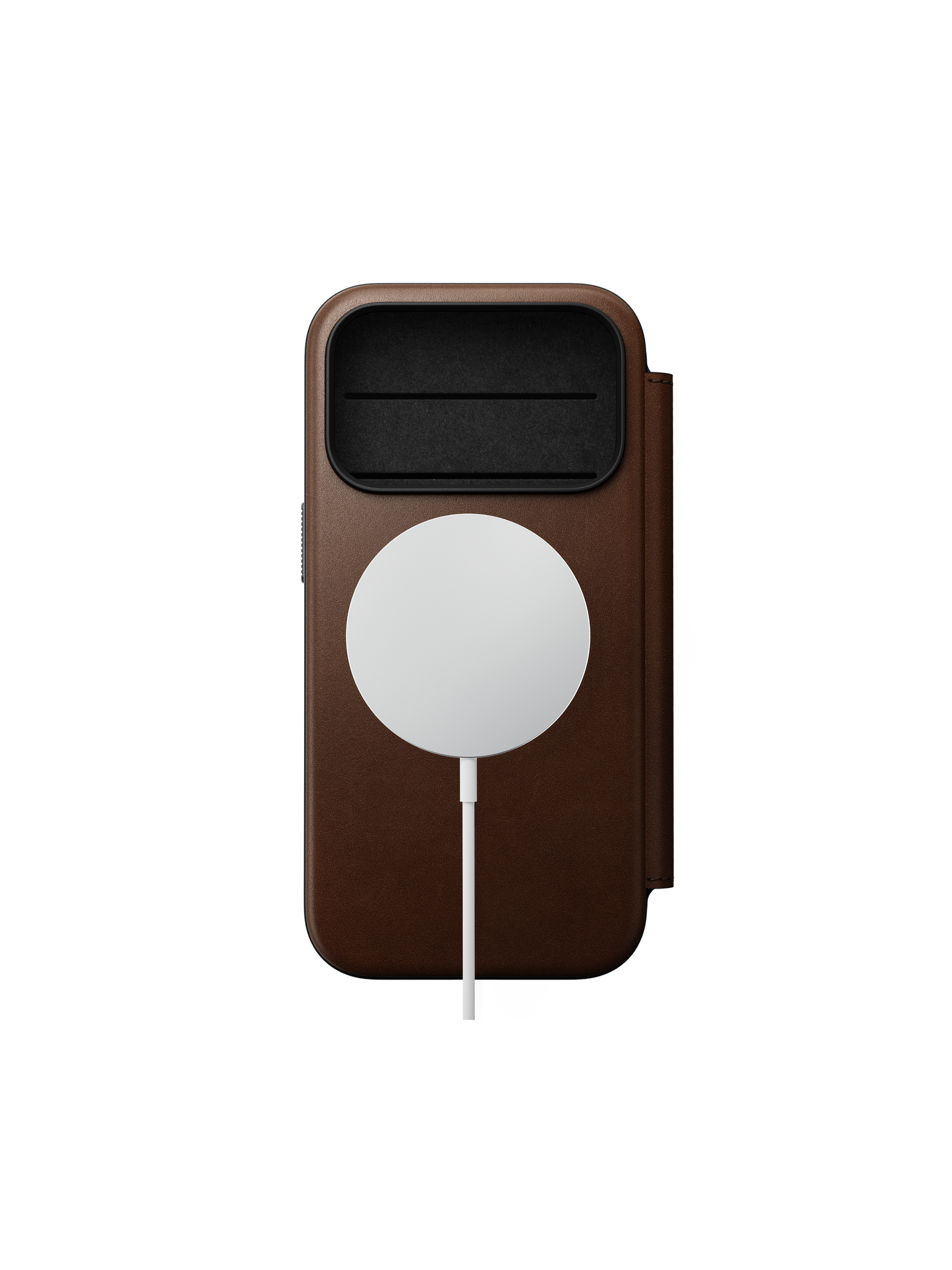 Nomad Modern Folio with Camino Leather for iPhone 18 Pro - Brown