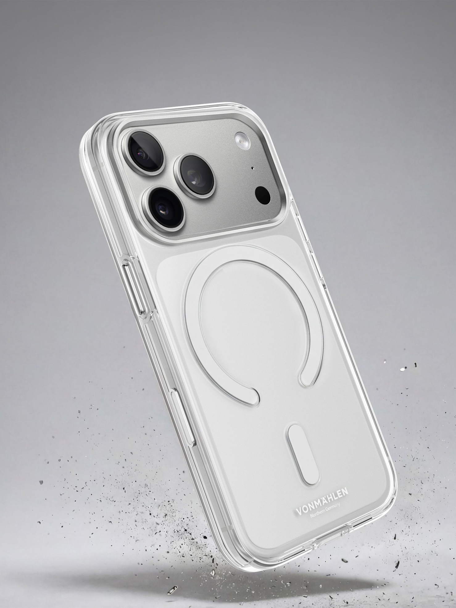 Vonmaehlen Transparent Case + Kickstand for iPhone 18 Pro Max