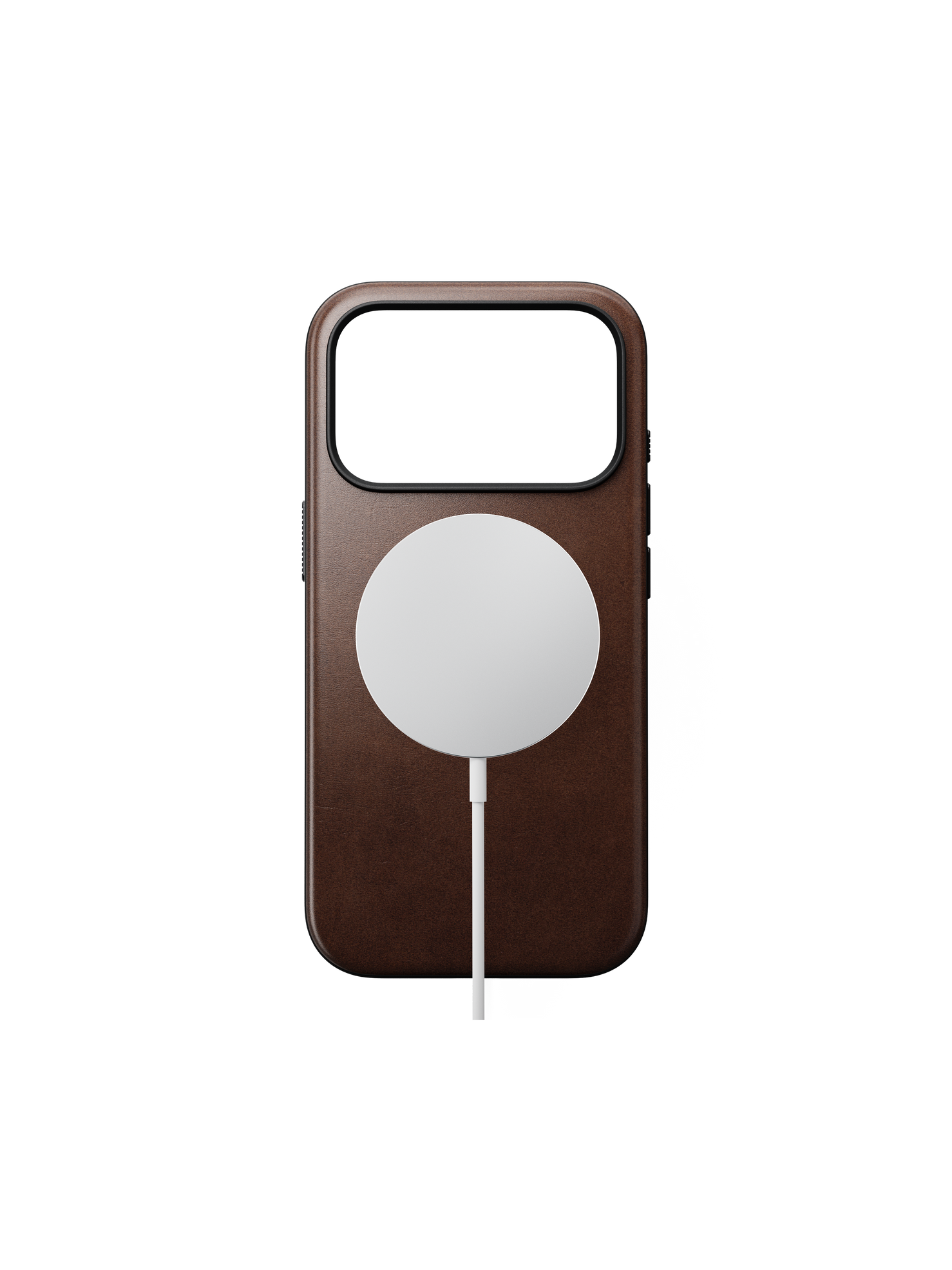 Nomad Modern Case with Horween Leather for iPhone 18 Pro - Rustic Brown