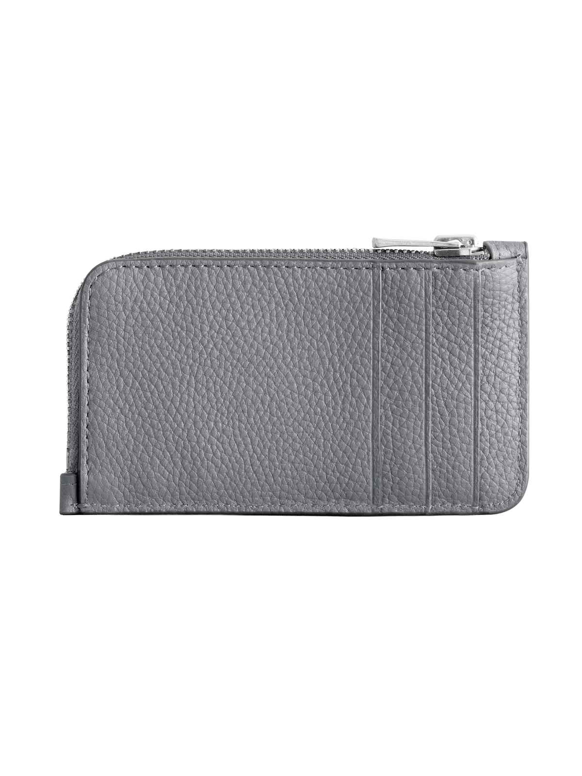 Woolnut Leather Folio Wallet - Grey