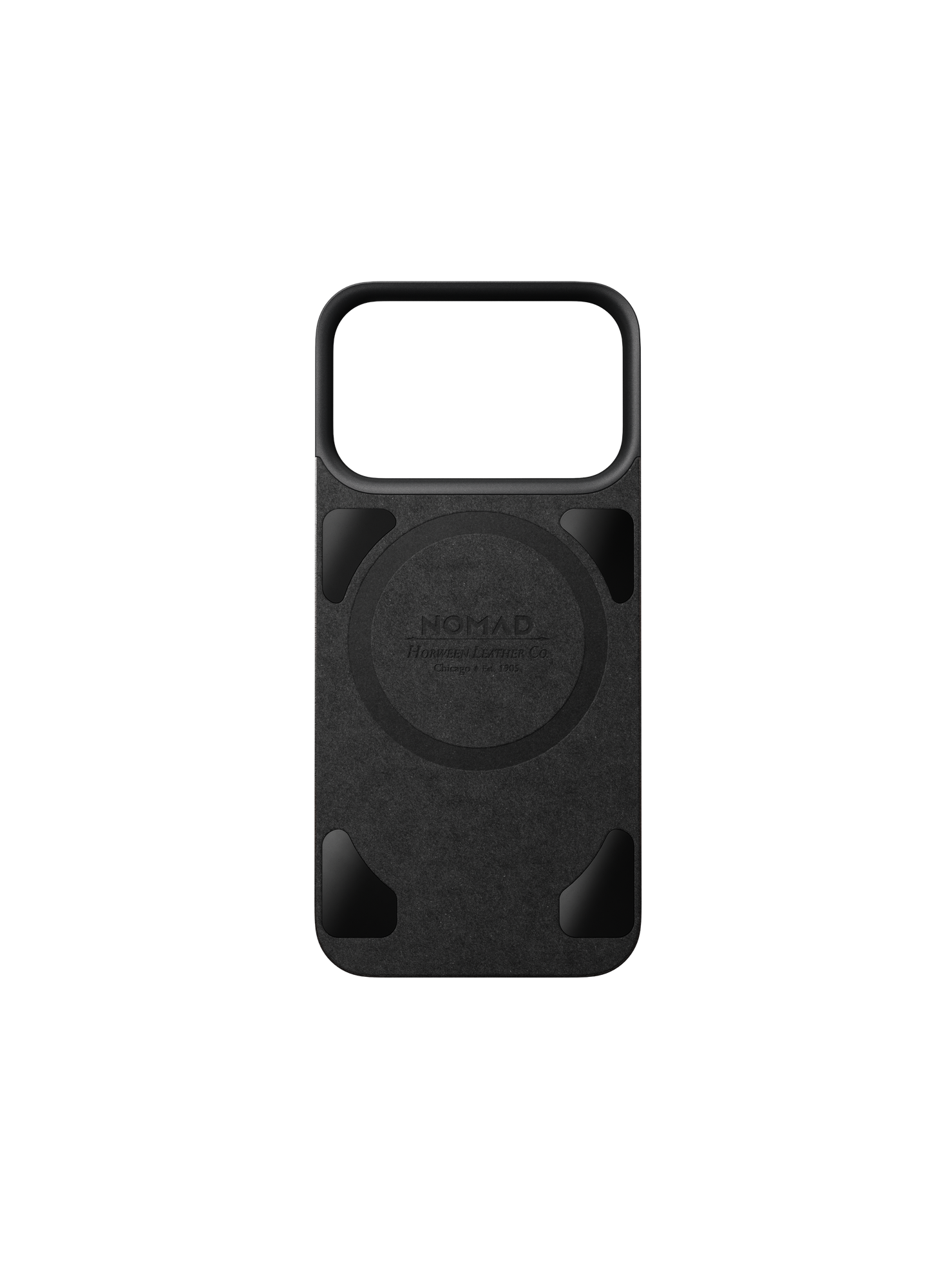 Nomad Magnetic Back with Horween Leather for iPhone 18 Pro - Black