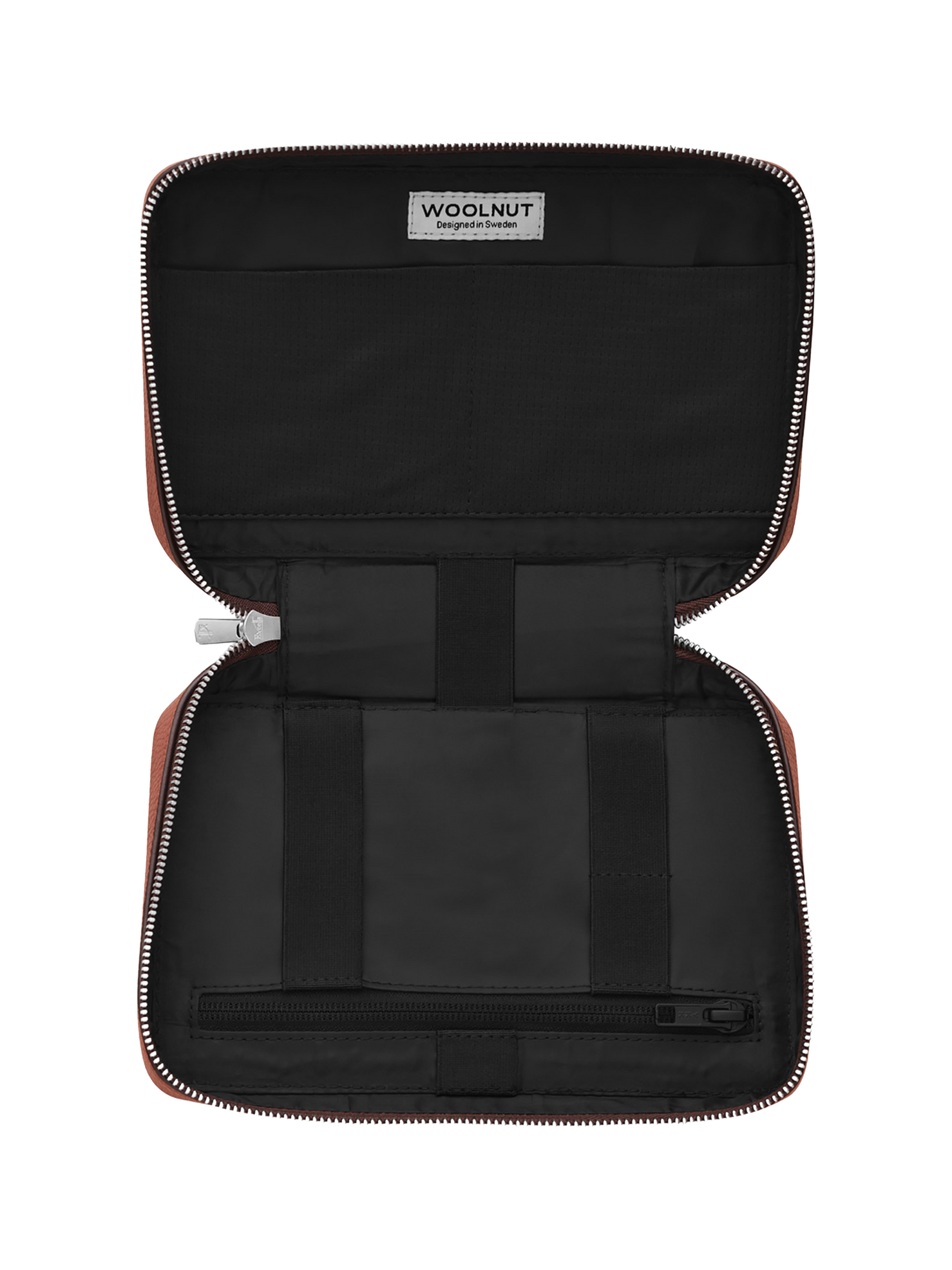 Woolnut Leather Tech Organiser - Cognac