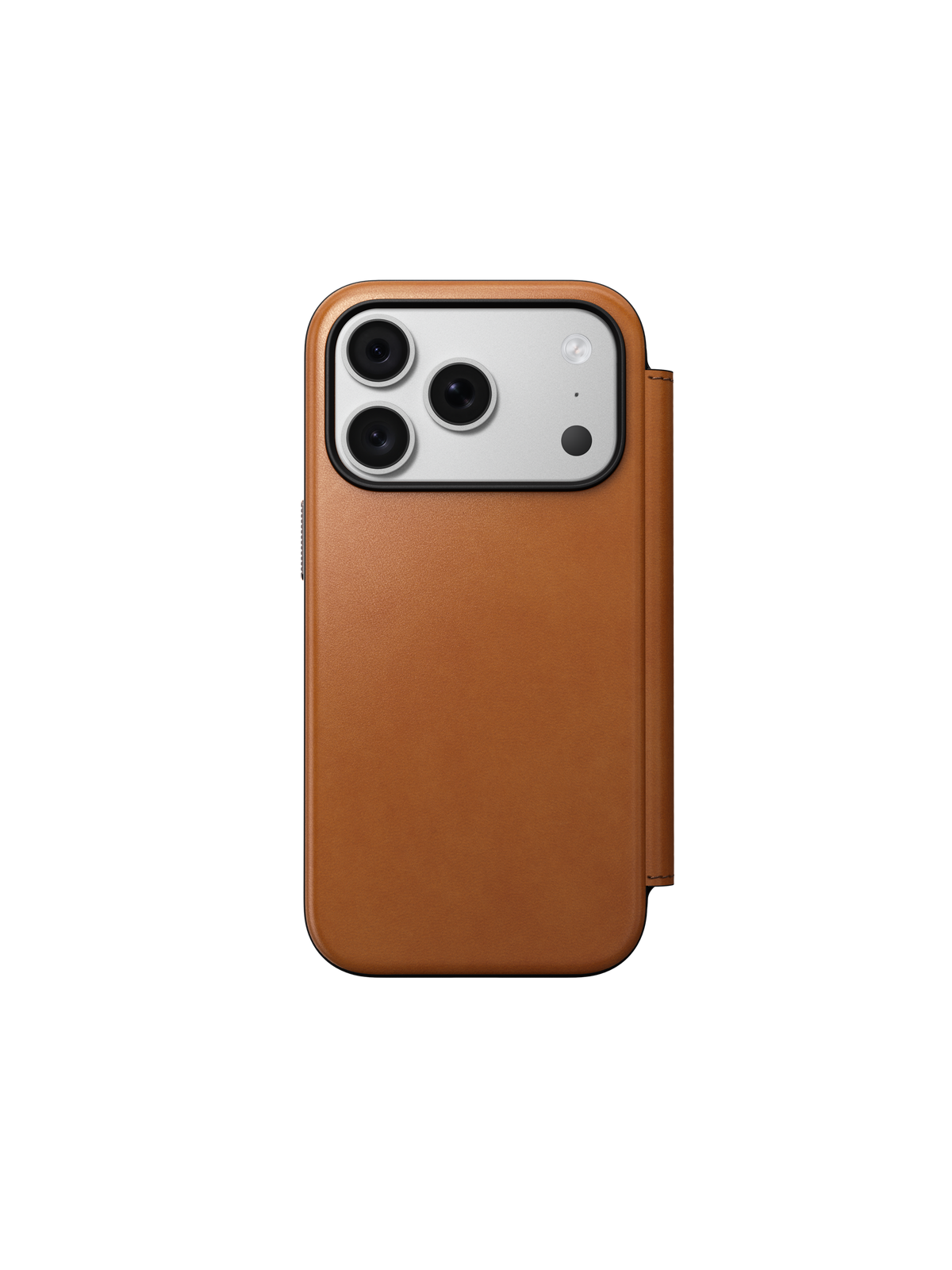 Nomad Modern Folio with Horween Leather for iPhone 18 Pro - Saddle