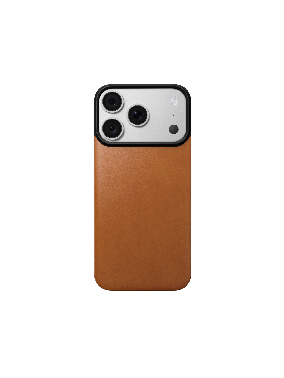 Nomad Magnetic Back with Horween Leather for iPhone 18 Pro - Saddle