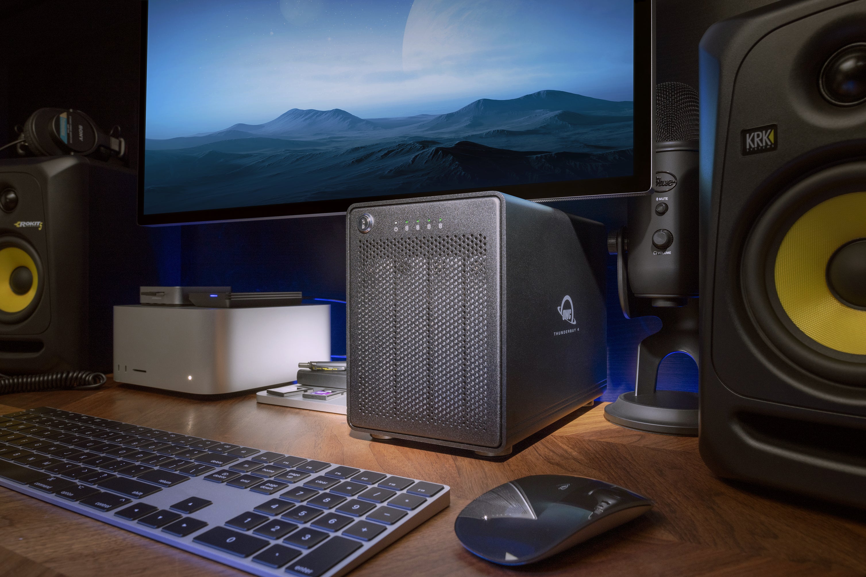 OWC 96TB Enterprise (4 x 24TB) ThunderBay 4 External Storage with SoftRAID