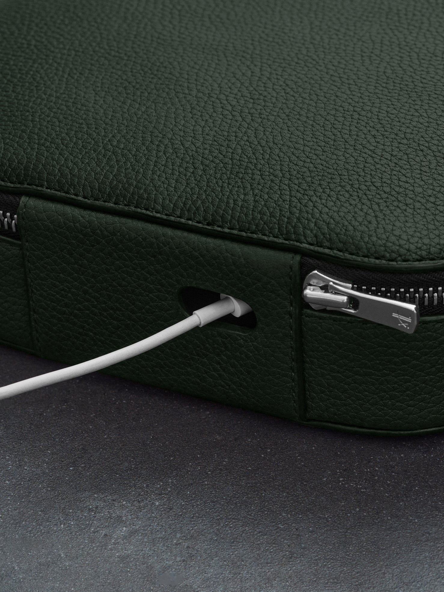 Woolnut Leather Case for AirPods Max - Green