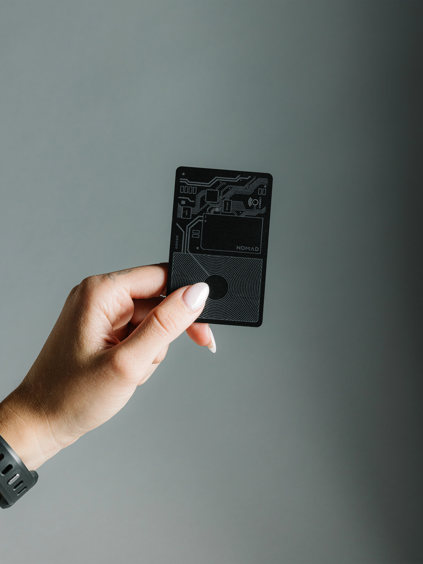 Nomad Tracking Card Air for Apple Find My - Black