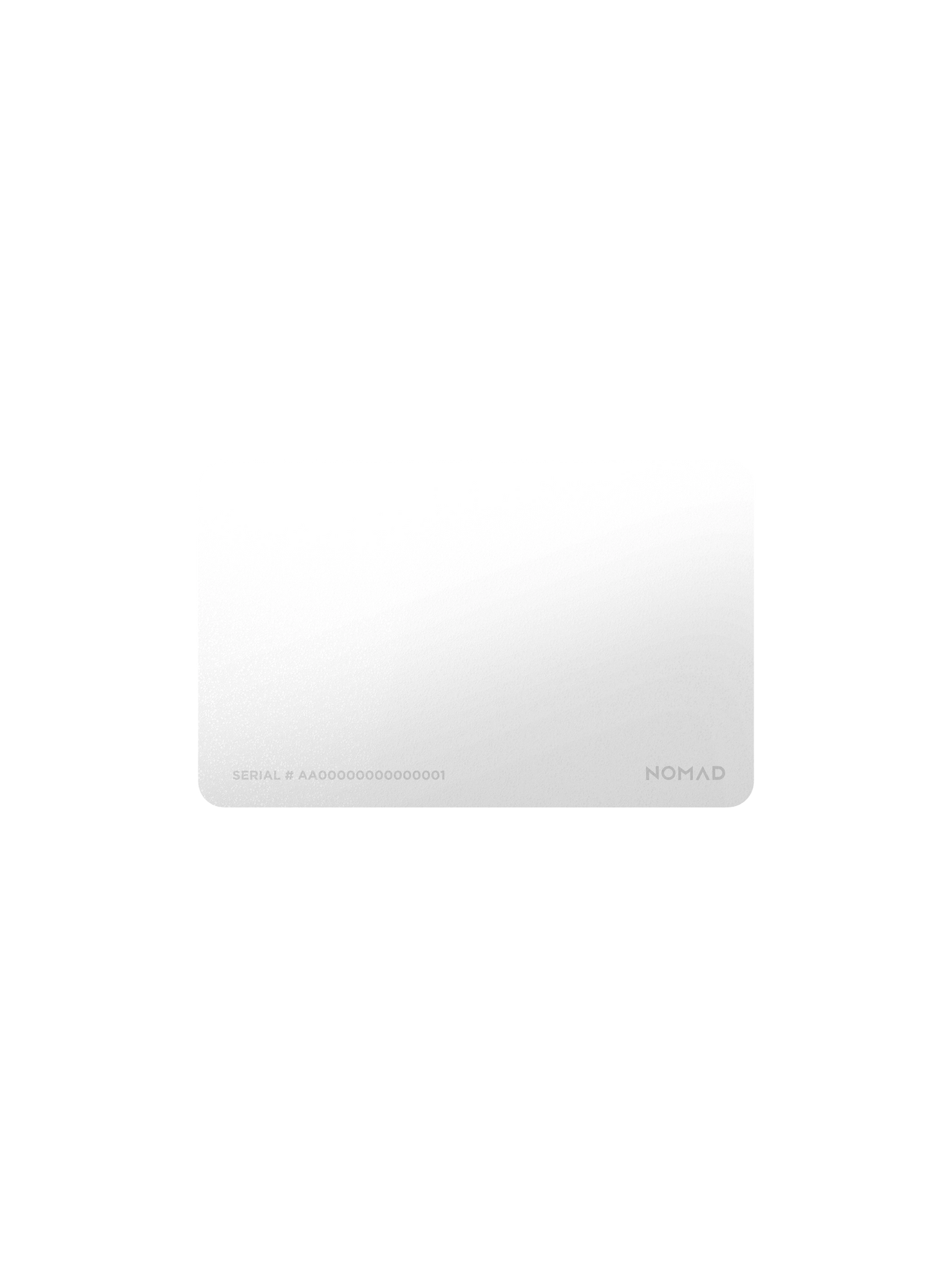 Nomad Tracking Card Air for Apple Find My - White