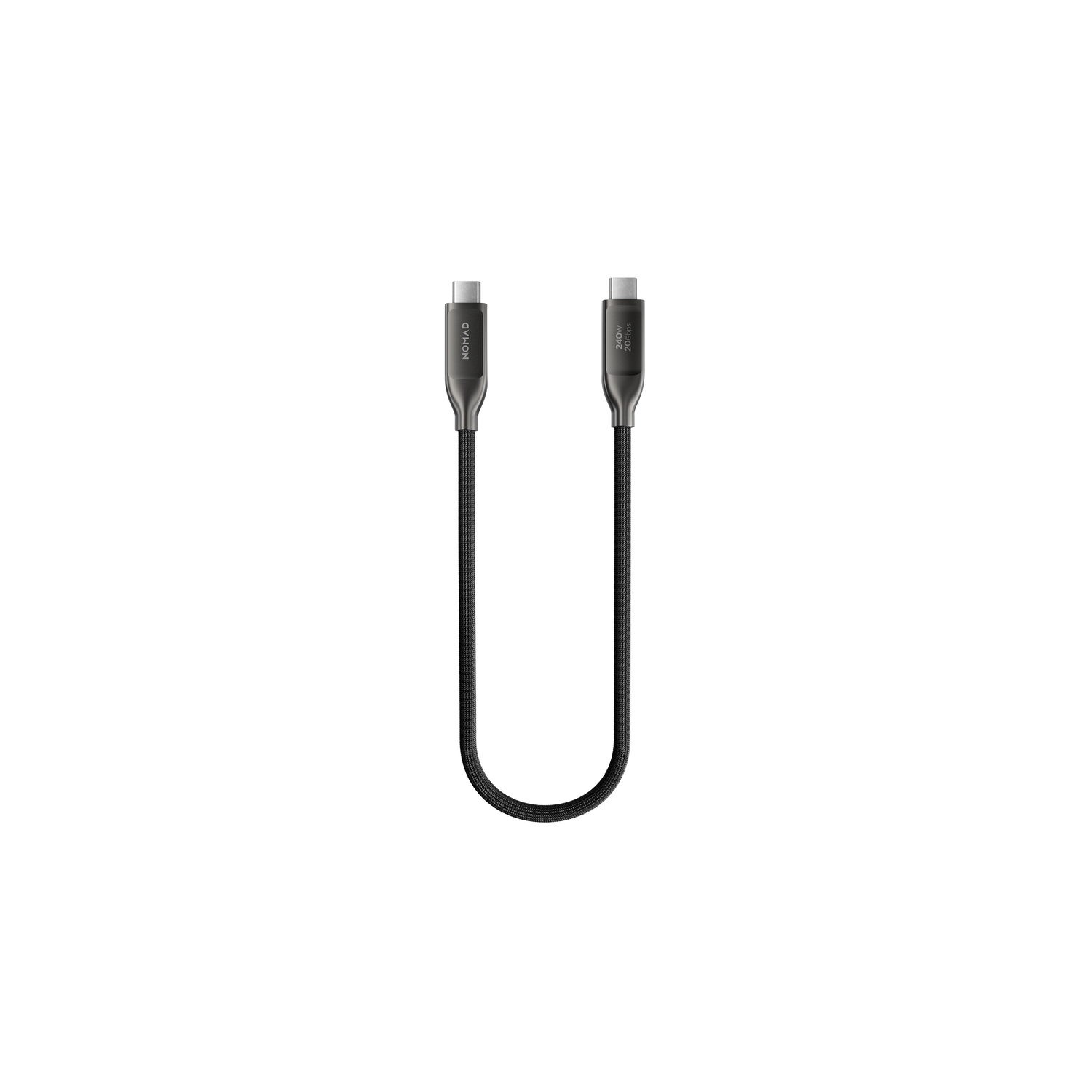 Nomad USB-C Data Kevlar Cable - 0.3M - Carbide
