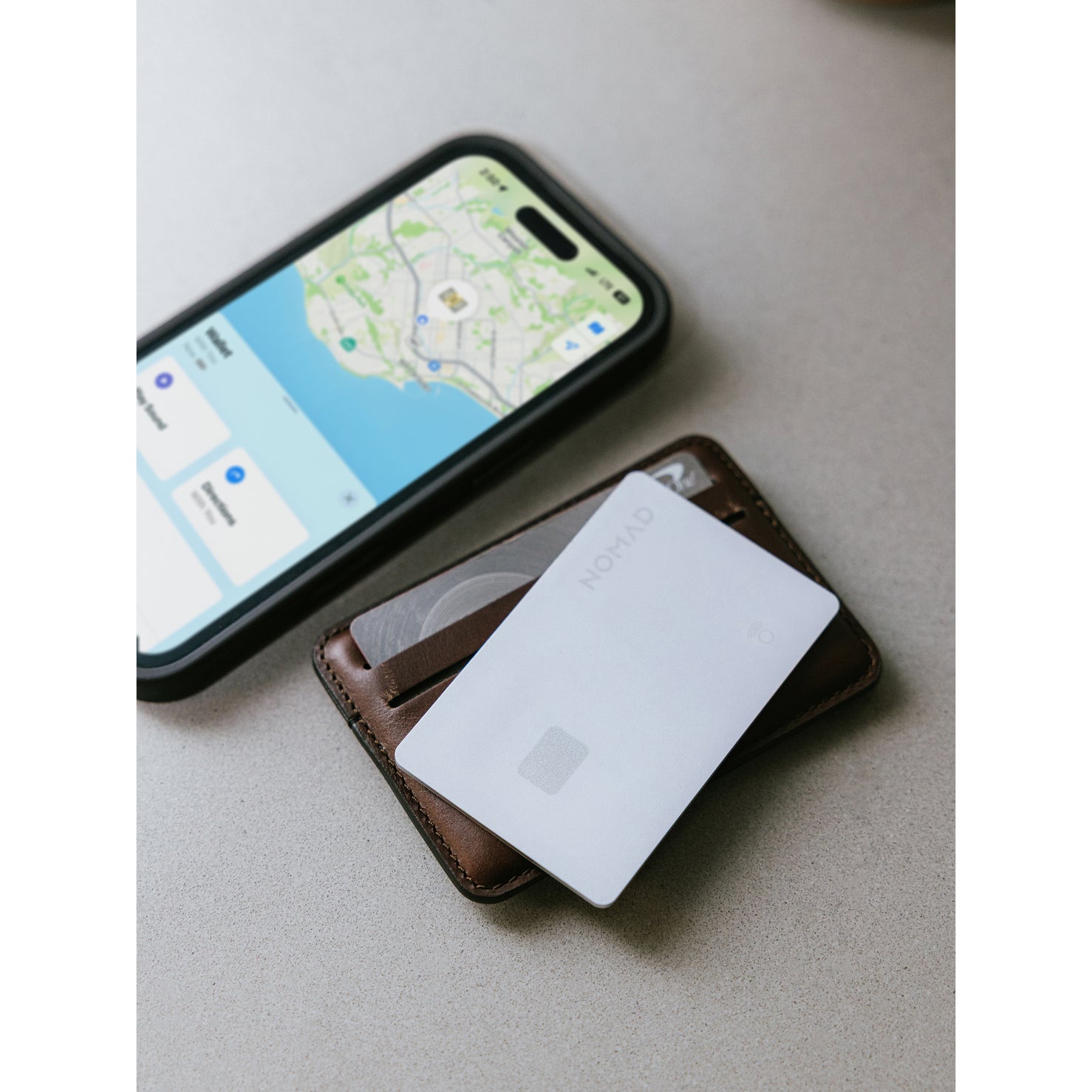 Nomad Tracking Card Pro for Apple Find My - White