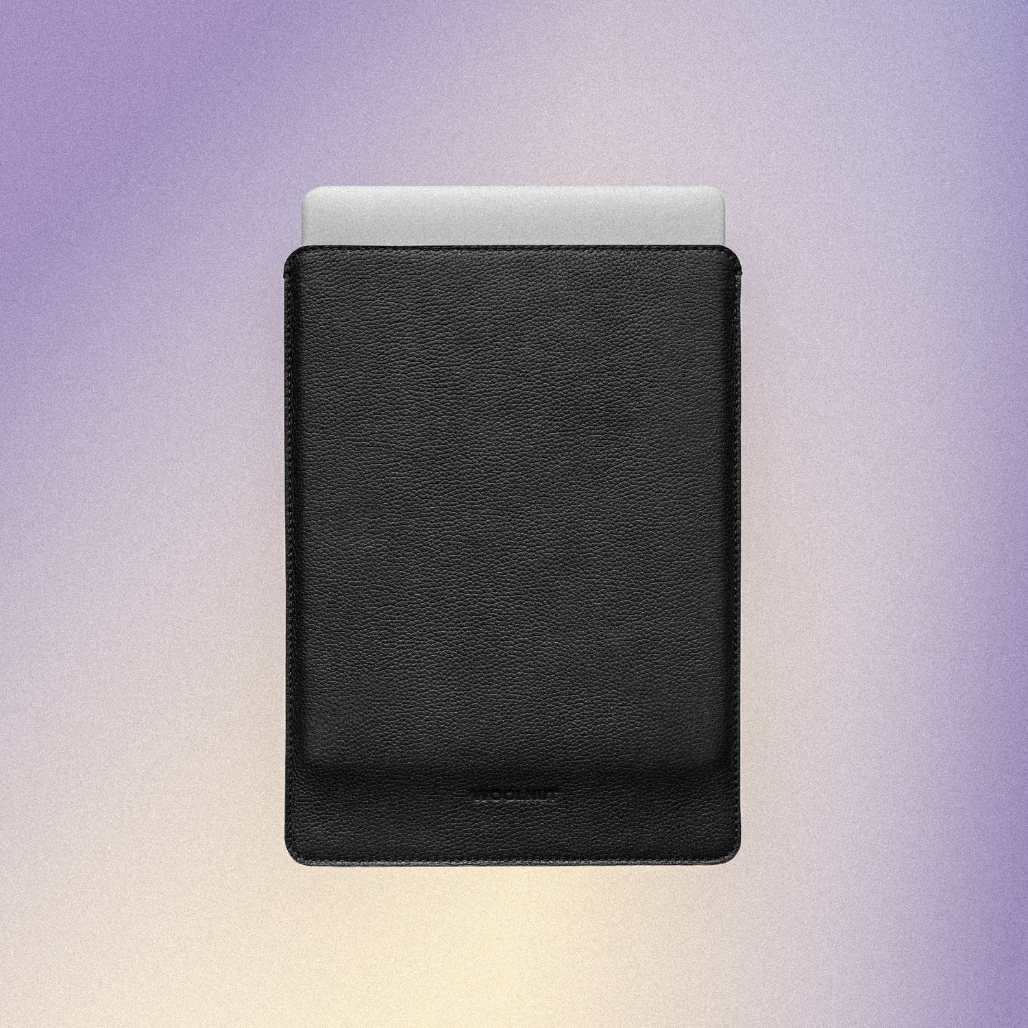 Woolnut Leather Sleeve for 13" MacBook Air - Black