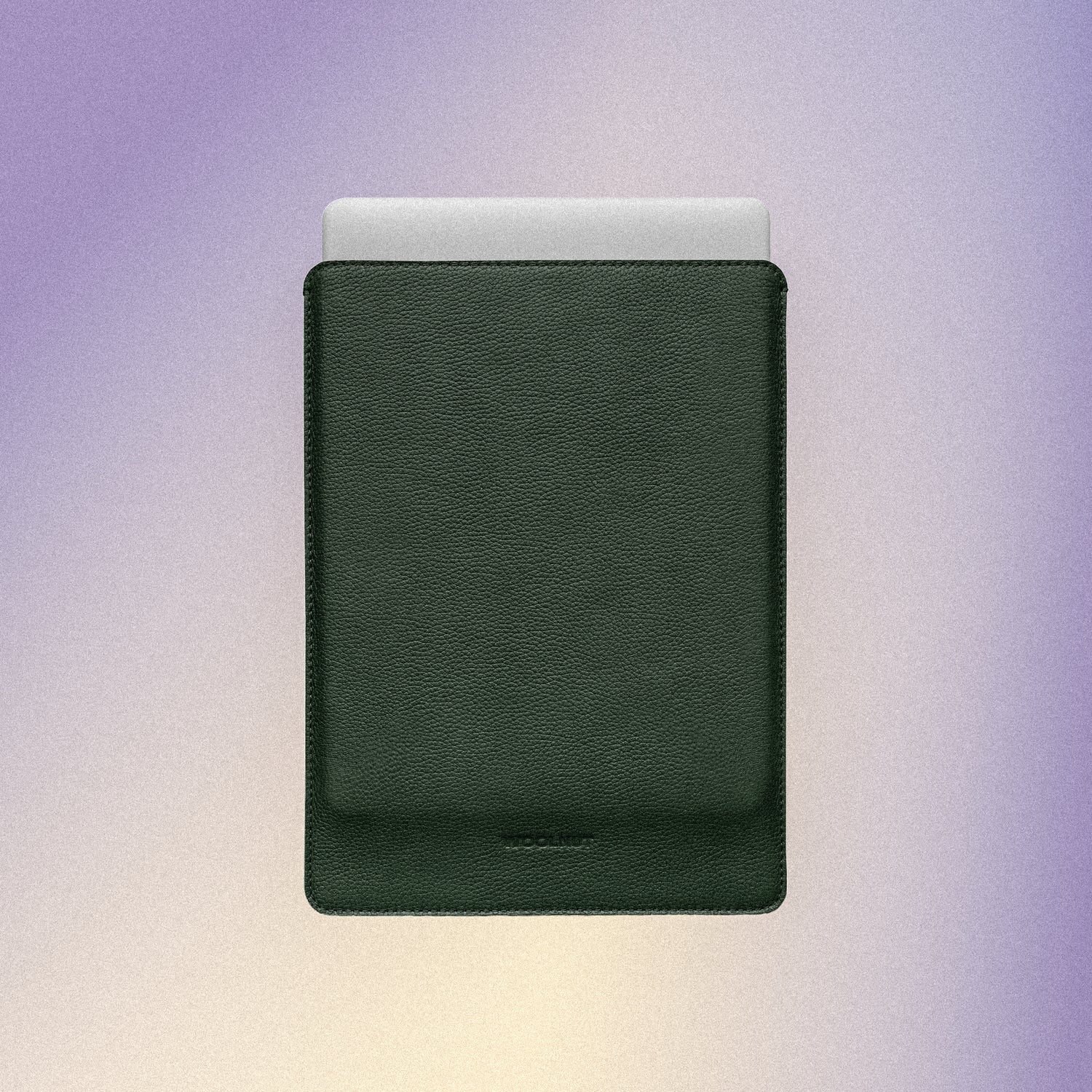 Woolnut Leather Sleeve for 13" MacBook Air - Green
