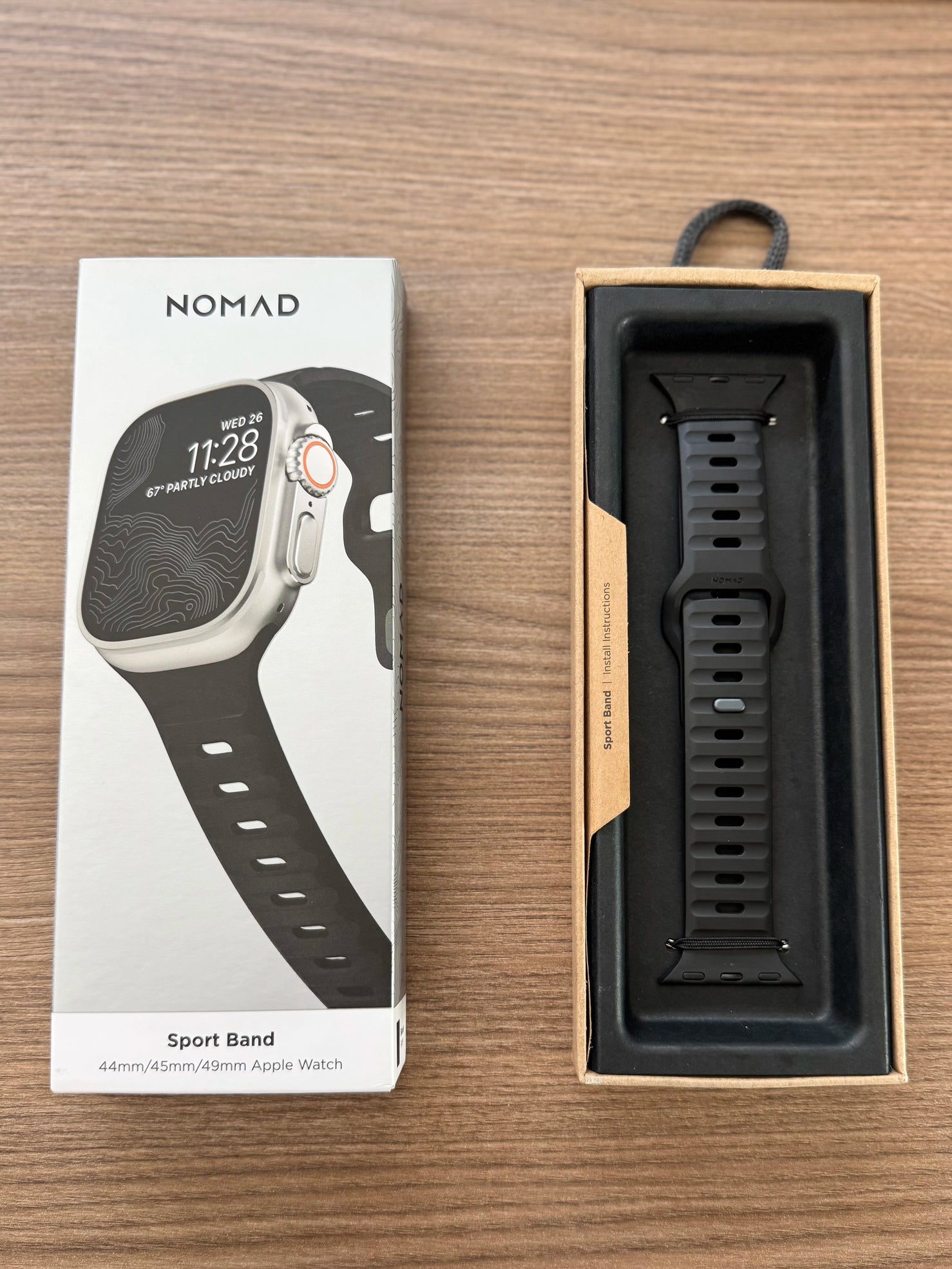 Nomad Sport Band - 46/49mm - Black - Open Box