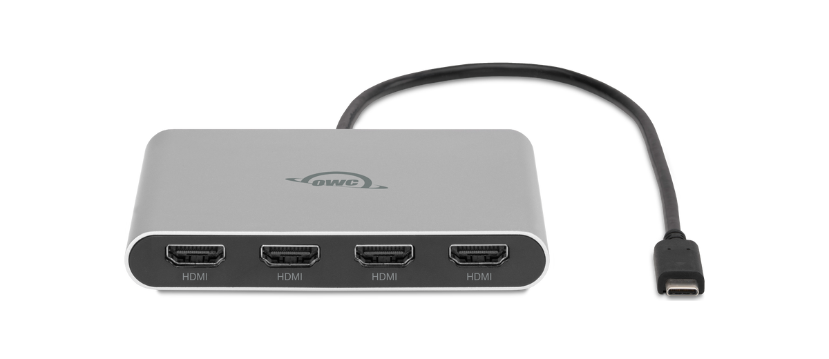 OWC USB-C Quad HDMI 4K Display Adapter with DisplayLink
