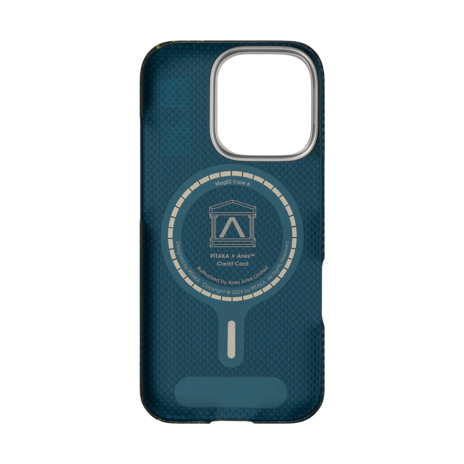 Pitaka x Aries Luminous Tactile Woven Case for iPhone 16 Pro - Credit Card