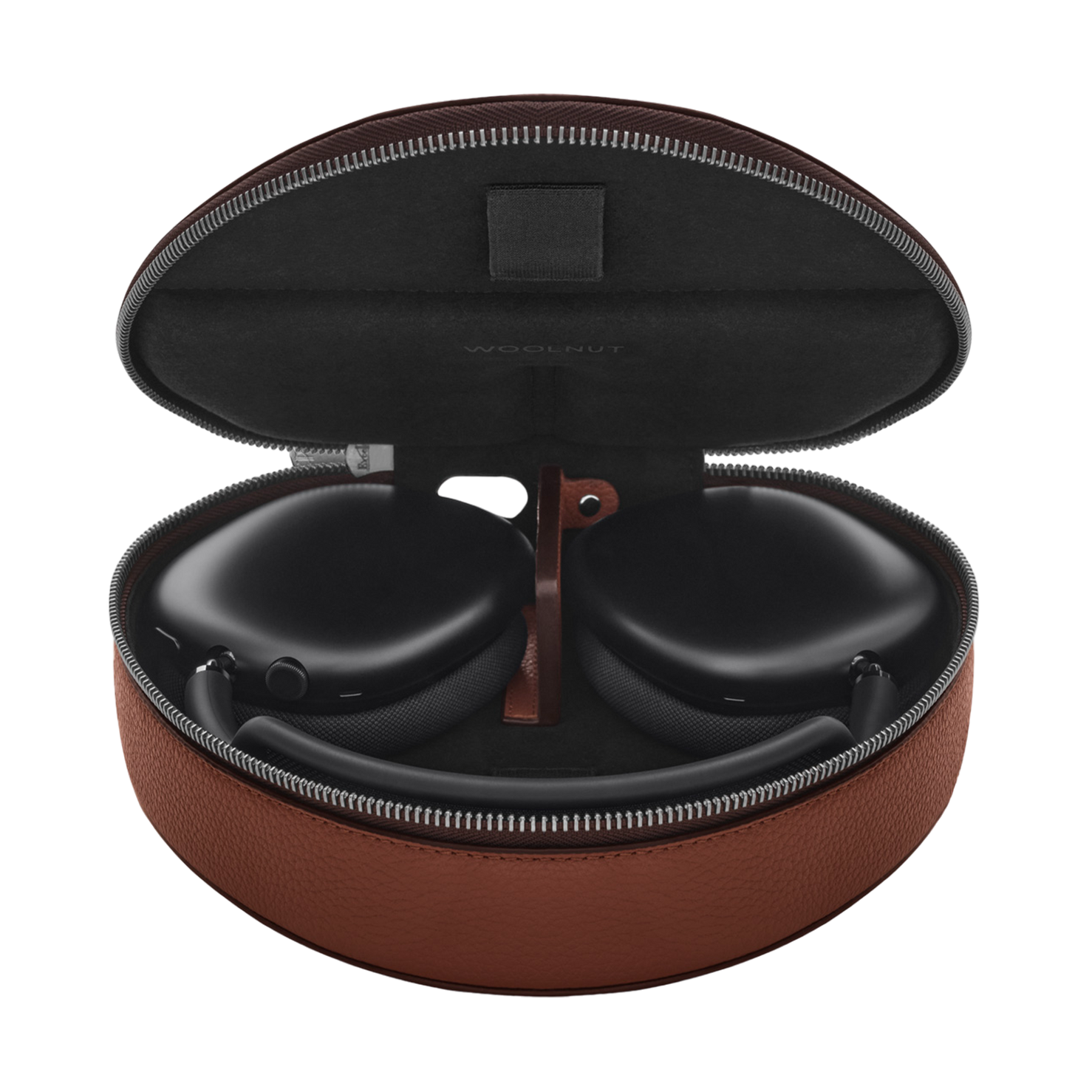 Woolnut Leather Case for AirPods Max - Cognac