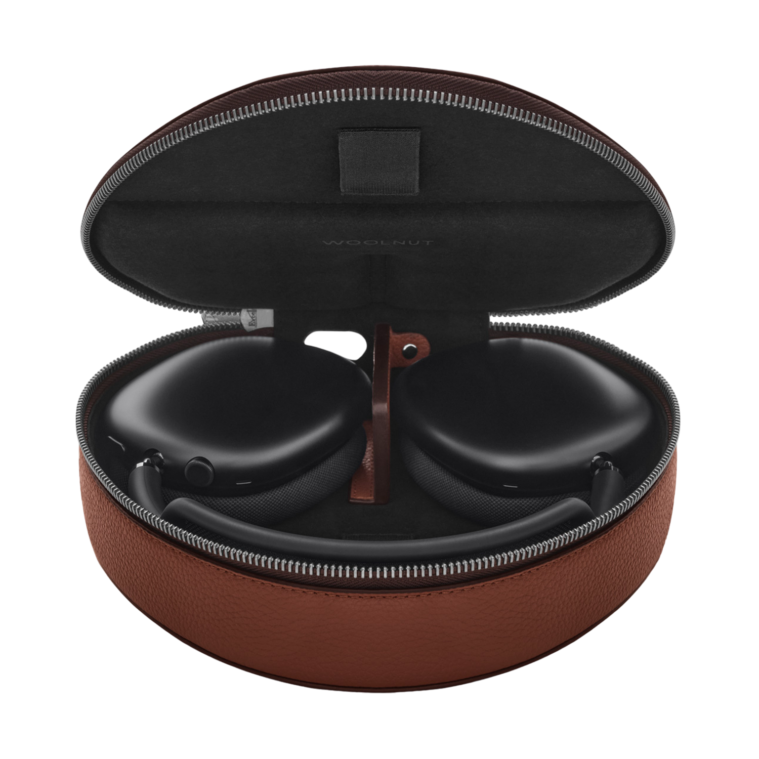 Woolnut Leather Case for AirPods Max - Cognac