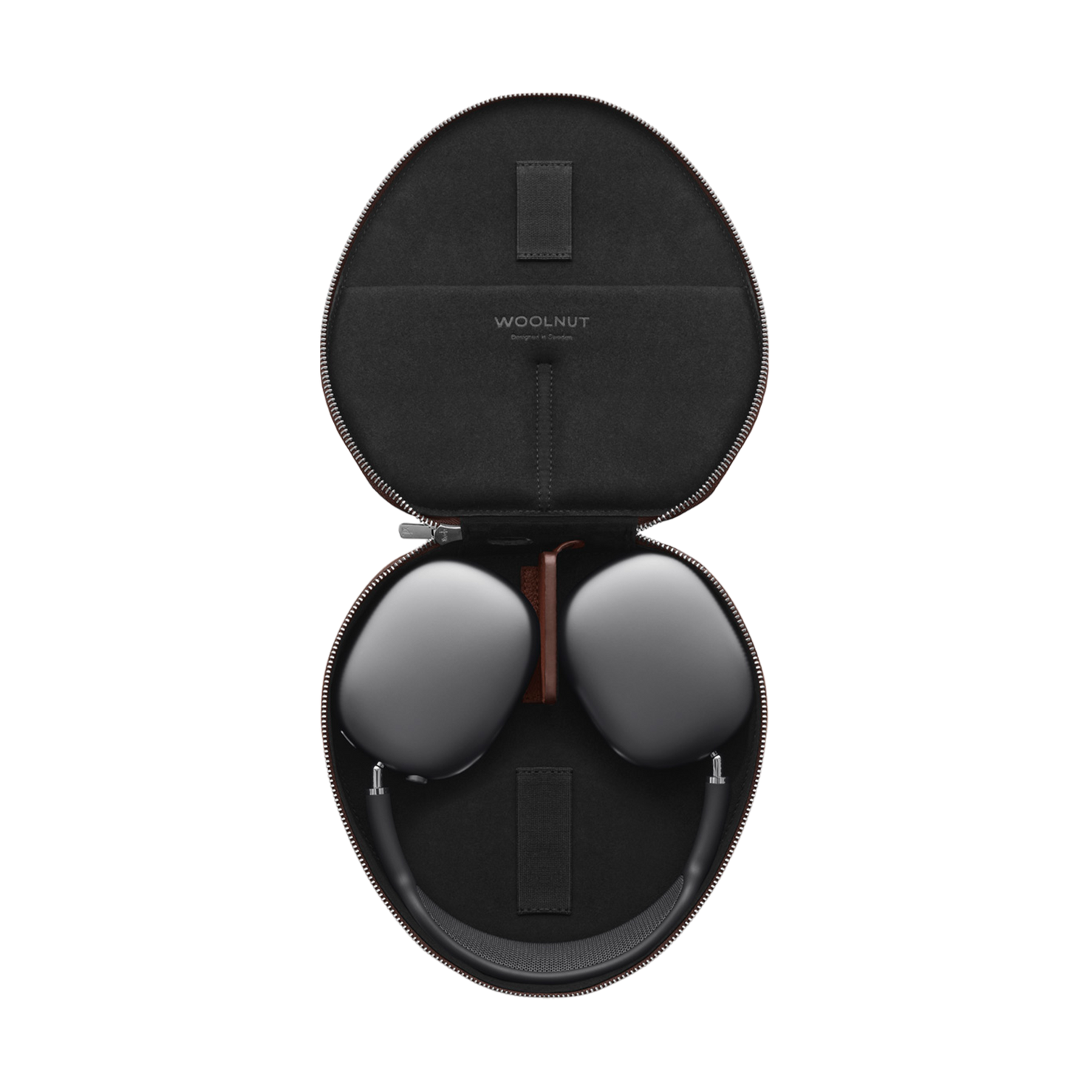 Woolnut Leather Case for AirPods Max - Cognac