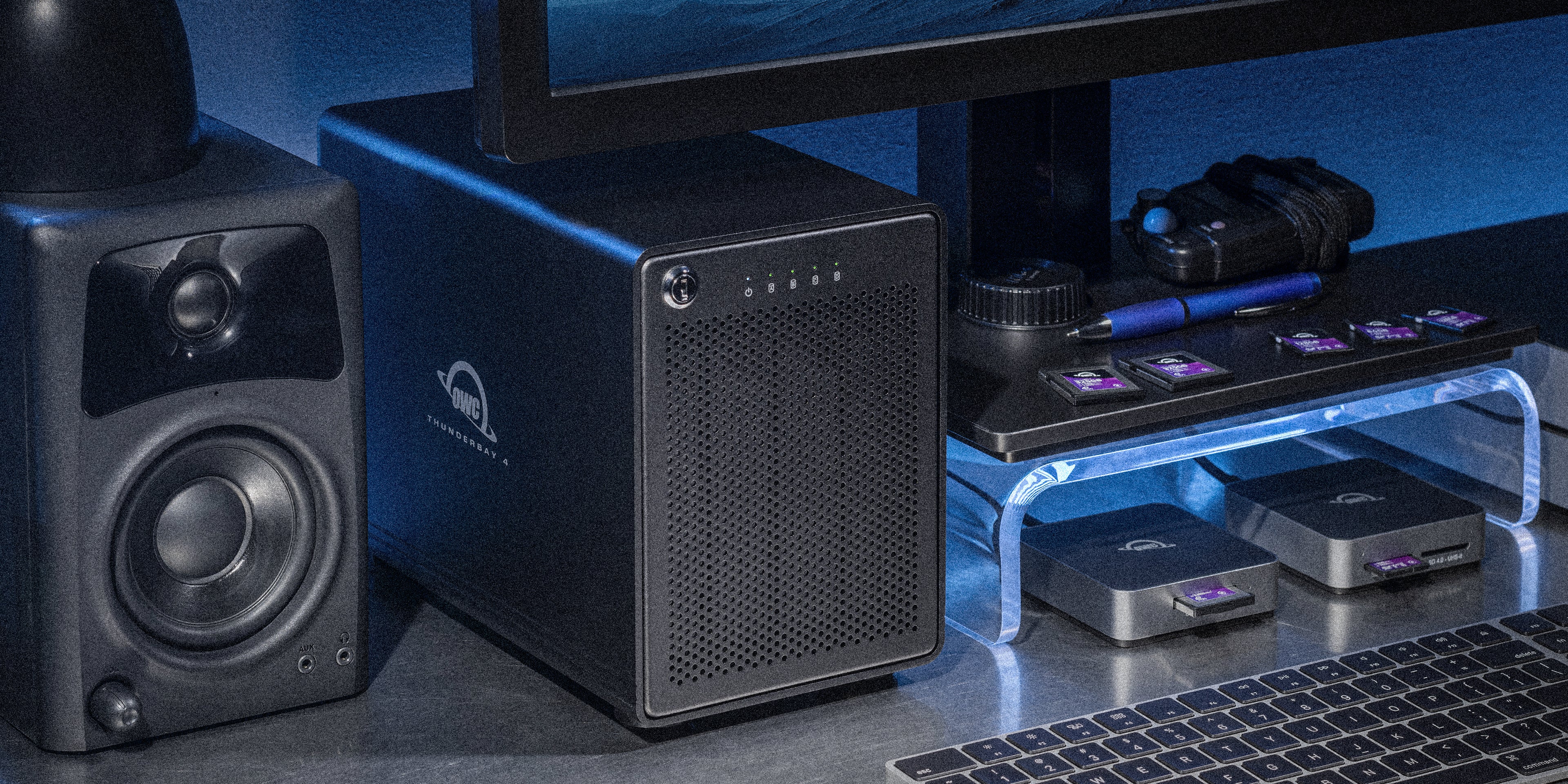 OWC 96TB Enterprise (4 x 24TB) ThunderBay 4 External Storage with SoftRAID