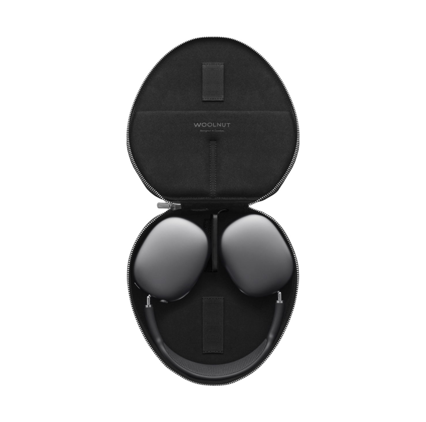 Woolnut Leather Case for AirPods Max - Black