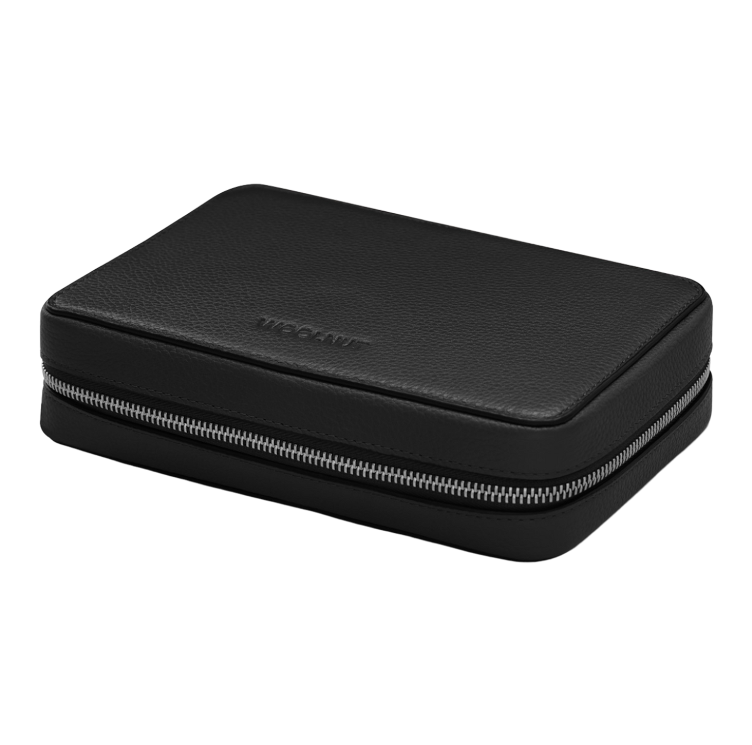 Woolnut Leather Tech Organiser - Black