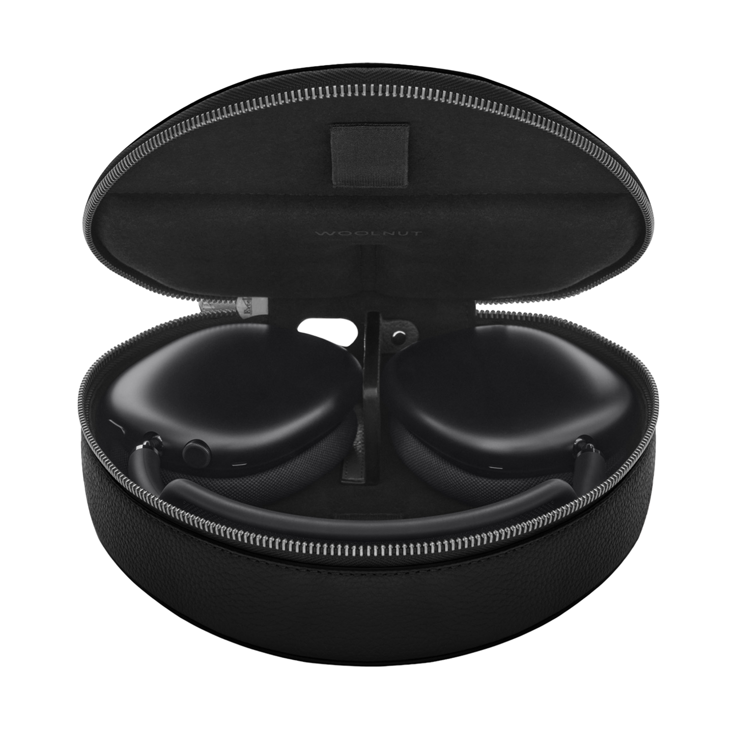 Woolnut Leather Case for AirPods Max - Black