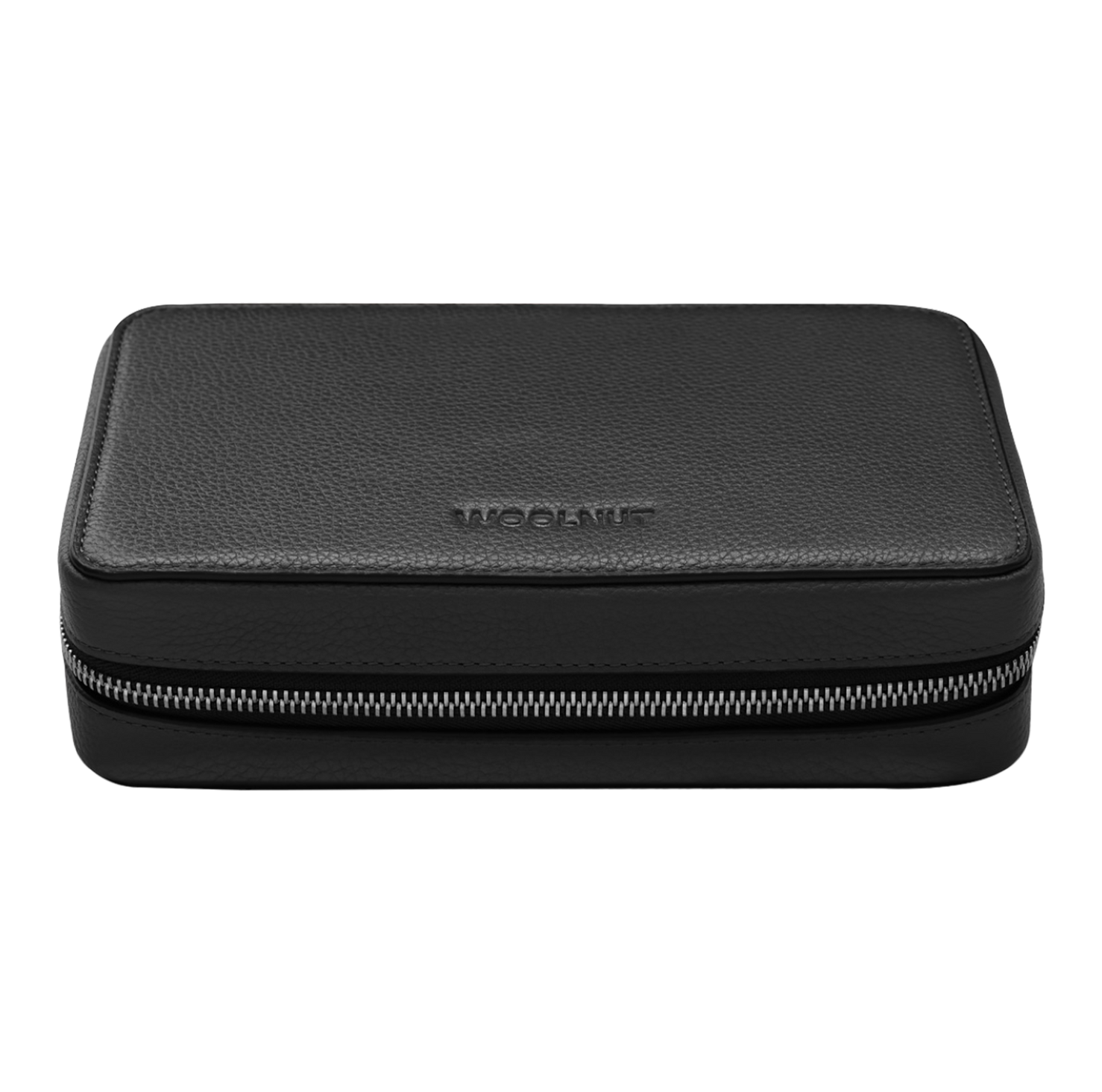 Woolnut Leather Tech Organiser - Black